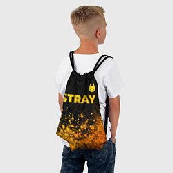 Рюкзак-мешок Stray - gold gradient посередине, цвет: 3D-принт — фото 2