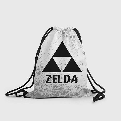 Мешок для обуви Zelda glitch на светлом фоне / 3D-принт – фото 1