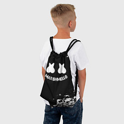Рюкзак-мешок Marshmello splash, цвет: 3D-принт — фото 2
