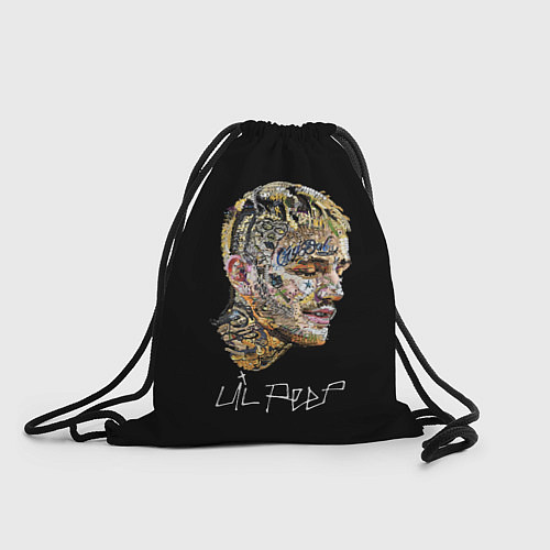 Мешок для обуви Lil Peep mosaic rap / 3D-принт – фото 1