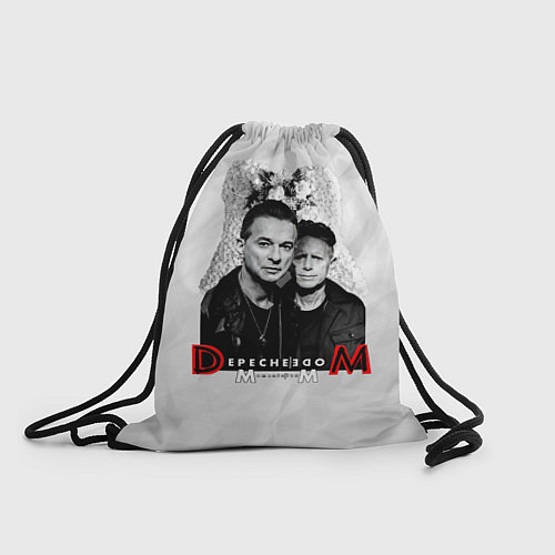Мешок для обуви Depeche Mode - Dave Gahan and Martin Gore с венком / 3D-принт – фото 1