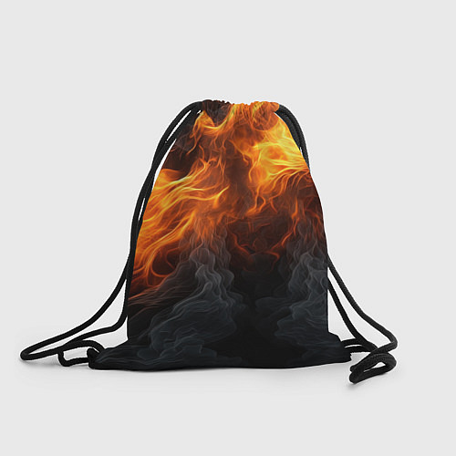 Мешок для обуви Огонь и дым / 3D-принт – фото 1