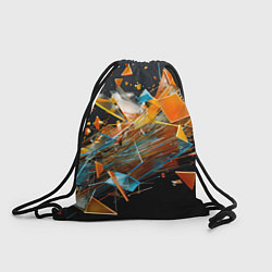 Рюкзак-мешок Взрыв и мелкие осколки, цвет: 3D-принт