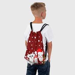 Рюкзак-мешок Семья ламы, цвет: 3D-принт — фото 2