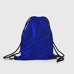 Рюкзак-мешок Текстура синей шерсти, цвет: 3D-принт