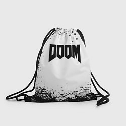 Рюкзак-мешок Doom black splash, цвет: 3D-принт