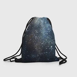 Рюкзак-мешок Темное космическое звездное небо, цвет: 3D-принт