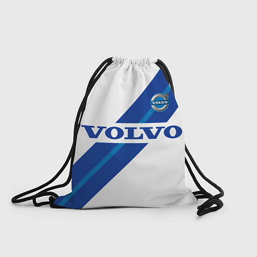 Мешок для обуви Volvo - white and blue / 3D-принт – фото 1