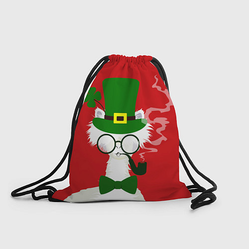 Мешок для обуви Лама - альпака в день Патрика / 3D-принт – фото 1