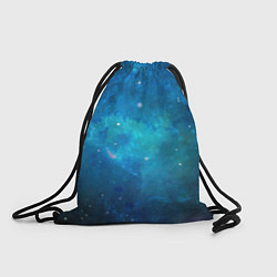 Рюкзак-мешок Голубой космос, цвет: 3D-принт