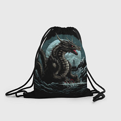 Рюкзак-мешок Дракон зимних ночей, цвет: 3D-принт