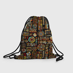 Рюкзак-мешок Африканский этнический орнамент, цвет: 3D-принт