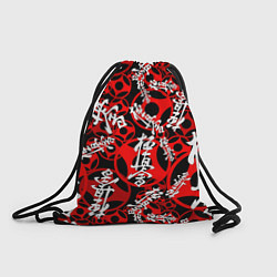 Рюкзак-мешок Карате киокушинкай лого паттерн, цвет: 3D-принт