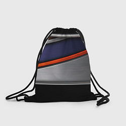 Рюкзак-мешок Blue black red, цвет: 3D-принт