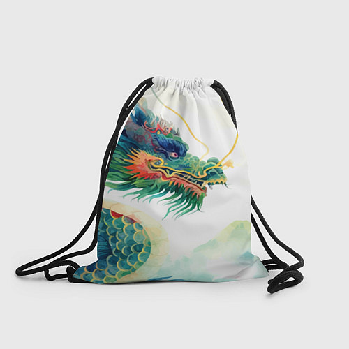 Мешок для обуви Japanese dragon - watercolor art / 3D-принт – фото 1