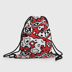 Рюкзак-мешок Агрессивный яркий камуфляж, цвет: 3D-принт