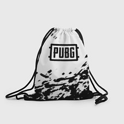 Рюкзак-мешок PUBG black color splash game, цвет: 3D-принт