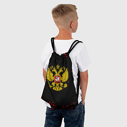 Рюкзак-мешок Краски Россия герб, цвет: 3D-принт — фото 2