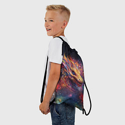 Рюкзак-мешок Космический дракон - символ года, цвет: 3D-принт — фото 2