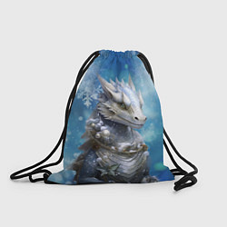 Рюкзак-мешок Зимний дракон, цвет: 3D-принт