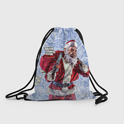 Рюкзак-мешок GTA online - Новый год, цвет: 3D-принт