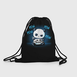 Рюкзак-мешок Panda gamer, цвет: 3D-принт