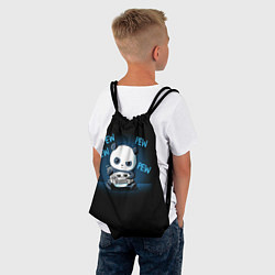 Рюкзак-мешок Panda gamer, цвет: 3D-принт — фото 2