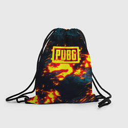 Мешок для обуви PUBG огненое лого