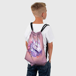 Рюкзак-мешок Дракон с цветами, цвет: 3D-принт — фото 2