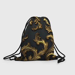 Рюкзак-мешок Позолоченные классические объемные узоры, цвет: 3D-принт