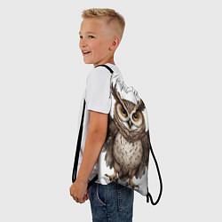 Рюкзак-мешок Совушка с крыльями, цвет: 3D-принт — фото 2