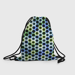 Рюкзак-мешок Светящиеся соты, цвет: 3D-принт