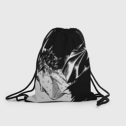 Рюкзак-мешок Берсерк Гатс в чёрных доспехах, цвет: 3D-принт