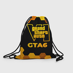 Мешок для обуви GTA6 - gold gradient