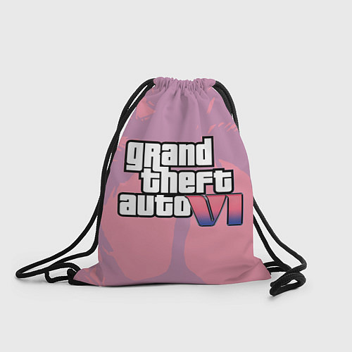 Мешок для обуви GTA 6 pink / 3D-принт – фото 1