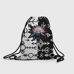 Рюкзак-мешок The Witcher символы славянские, цвет: 3D-принт