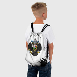 Рюкзак-мешок Герб РФ имперская символика, цвет: 3D-принт — фото 2