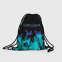 Рюкзак-мешок God of war неоновый шторм, цвет: 3D-принт