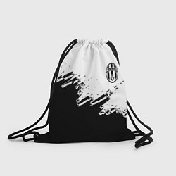 Рюкзак-мешок Juventus black sport texture, цвет: 3D-принт