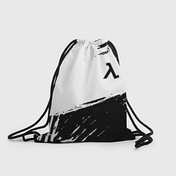 Рюкзак-мешок Half life black color, цвет: 3D-принт