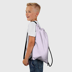 Рюкзак-мешок Бледный паттерн контуров сердец, цвет: 3D-принт — фото 2