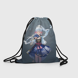 Рюкзак-мешок Genshin Impact Аяка, цвет: 3D-принт