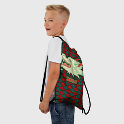 Рюкзак-мешок Веселящаяся драконья голова, цвет: 3D-принт — фото 2