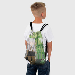 Рюкзак-мешок Sousou no Frieren Фрирен Frog, цвет: 3D-принт — фото 2