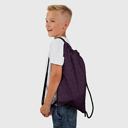 Рюкзак-мешок Фиолетовый имитация шкуры змеи, цвет: 3D-принт — фото 2