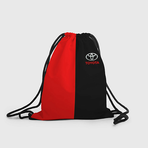 Мешок для обуви Toyota car красно чёрный / 3D-принт – фото 1