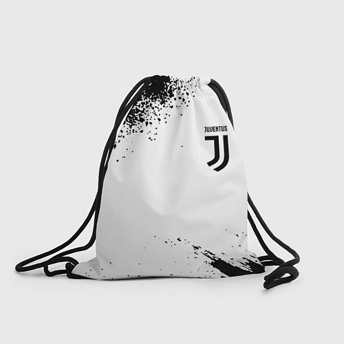 Мешок для обуви Juventus sport color black / 3D-принт – фото 1