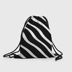 Рюкзак-мешок Зебра полосы, цвет: 3D-принт