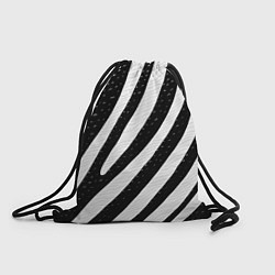 Рюкзак-мешок Зебра под дождем, цвет: 3D-принт