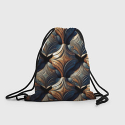 Рюкзак-мешок Деревянные узоры щита, цвет: 3D-принт